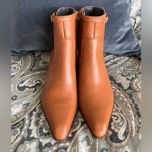 NWOT Franco Sarto Tan Ankle Booties